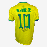 Neymar Jr Signed Brazil Football Shirt - 2022 Home
